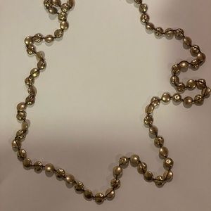 Gold long chain - barely worn - lucky brand